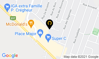 Services D'entretien Clean Squad in Terrebonne map