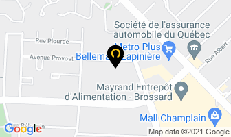 Services Financiers Sylvain Arel in Brossard map