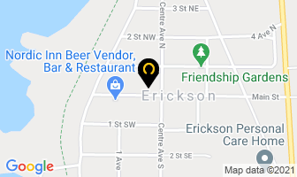 Services For Seniors in Erickson map