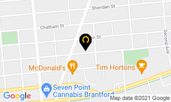 Services Unlimited in Brantford map