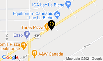 Servus Credit Union in Lac la Biche map