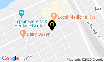 Servus Credit Union in Medicine Hat map
