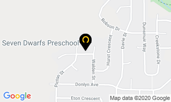 Seven Dwarfs Preschool in Timmins map