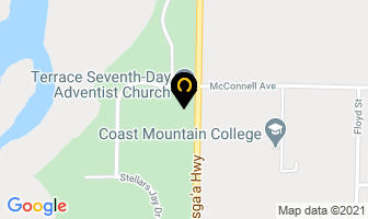 Seventh-Day Adventist Church in Vernon map