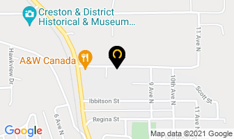 Seventh-Day Adventist Church in Creston map