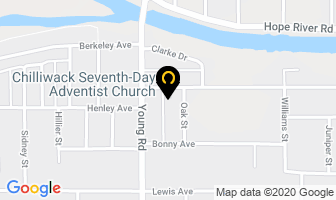Seventh Day Adventist Church in Chilliwack map