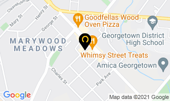 Sewing Cafe in Georgetown map