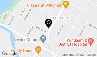 Sewing Galore in Wingham map