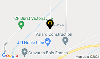 Sg Construction in Victoriaville map