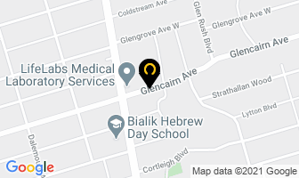 Shaarei Shomayim Congregation in North York map