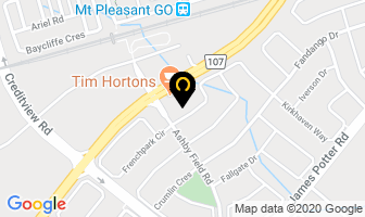 Shaf's Pizza And Broast in Brampton map