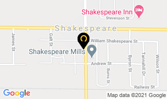 Shakespeare Antique Centre in Perth East map
