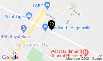 Shaley Spa in Hagersville map