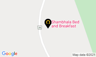 Shambhala Bed And Breakfast in Trent Lakes map