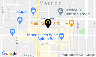 Shambhala Clothing in Vernon map