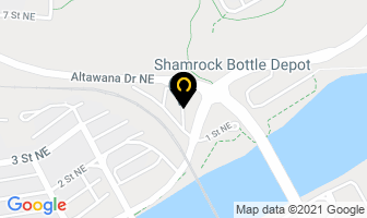 Shamrock Bottle Depot in Medicine Hat map