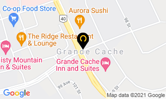 Shand Trailer Court in Calgary map
