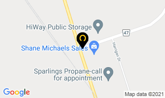 Shane Michaels Sales Inc in Brechin map