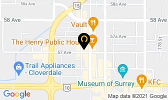 Shannon Donair in Surrey map
