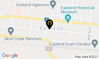 Shannon's Closet in Eastend map