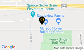 Sharks Club in Spruce Grove map