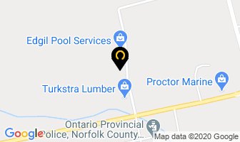Sharp Bus Lines Ltd in Simcoe map