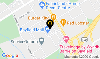 Sharpe Hearing Clinic in Barrie map