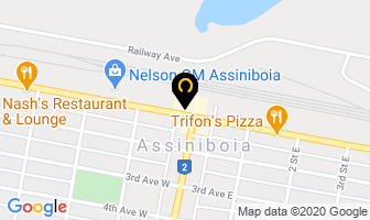 Shaw Cable in Assiniboia map