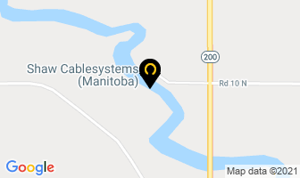 Shaw Cablesystems (Manitoba) Ltd in Division No. 22 map