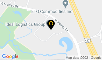 Shaw Contact Flooring in Mississauga map