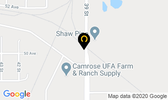 Shaw Pipe Protection Camrose Plant in Camrose map