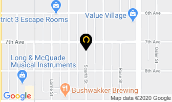 Shawn's Property Management in Regina map