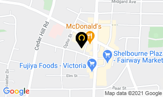 Shear Magic Dog Grooming in Victoria map
