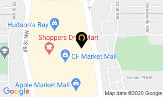 Shefield Express Market Mall in Calgary map