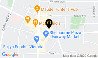 Shelbourne Barbers in Victoria map