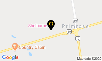 Shelburne Motel in Orangeville map