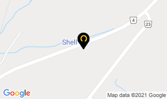 Shell in Port Stanley map