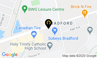 Shell in Bradford West Gwillimbury map