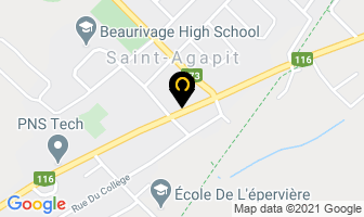Shell in Saint-Agapit map