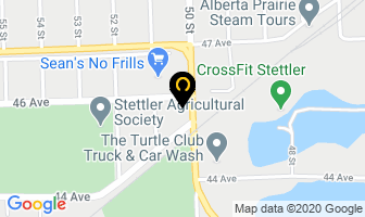 Shell in Stettler map