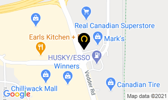 Shell in Chilliwack map