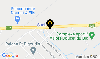 Shell - Depanneur Petro-Bic in Rimouski map