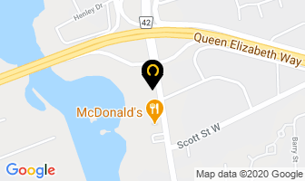 Shell Ontario Street Gas Bar in St. Catharines map