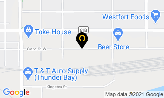 Sheparski's Auto Body in Thunder Bay map