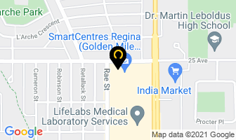 Shepherd Debra Dr in Regina map
