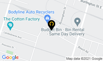Sherman Auto in Hamilton map