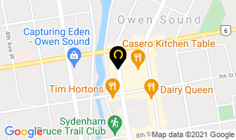 Sherry's Bistro in Owen Sound map