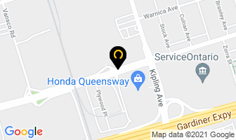 Sherway Nissan 2000 Ltd in Toronto map