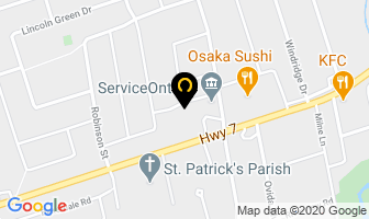 Sherwood Convenience in Markham map