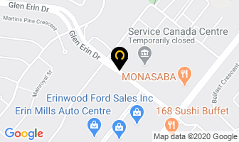 Shier D N Dr in Mississauga map